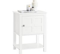 SoBuy FBT113-W Table de nuit Table d'appoint Table de téléphone Table de chevet Blanc