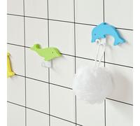 SoBuy FHK04-F Set de 5 Crochets Décoratifs Dauphins Design Patères Porte-clés