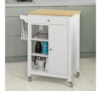 Sobuy® Fkw46-Wn Desserte Roulante Chariot De Cuisine De Service Meuble De Rangement