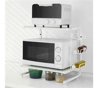 SoBuy FRG092-W Étagères micro ondes de cuisine Mini-étagère Four Micro-ondes Blanc G