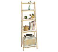 SoBuy FRG162-N Bibliothèque Étagère Pliable Style échelle avec 4 Niveaux de Rangement