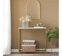 FSB29-G Table Console Table d'Appoint Bout de Canapé Table d'Entrée