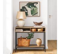 SoBuy FSB41-F Table console table de couloir sideboard table d'appoint étroite table de salon table décorative LHT env : 100x80x40cm