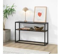 SoBuy® FSB43-SCH Table Console avec Surface en Verre Table d'Entrée en Métal Table Décorative Buffet