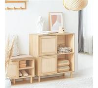 SoBuy FSB87-N Buffet avec 2 Portes Coulissantes Commode Meuble de Cuisine Meuble de Couloir Meuble d'Appoint Meuble de Rangement G