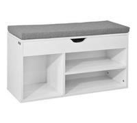 SoBuy® FSR45-HG Banc de Rangement à Chaussures Bottes avec Coussin RembourréMeuble d'Entrée Confortable Etagère à Chaussures G