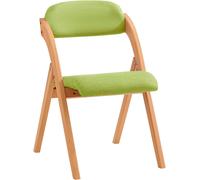 Sobuy Fst92-Gr Chaise Pliante En Bois Avec Assise Et Dossier Rembourrés Fauteuil Chaise Pour Cuisine, Bureau Multicolore