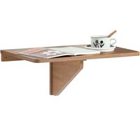 SoBuy FWT03-PF Table murale pliante Table de cuisine Meuble pour enfants Table d'ordinateur portable Table de salle à manger Table pliante Bureau Vintage LHT env : 60x26x40cm