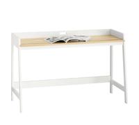 SoBuy FWT41-WN Bureau Informatique Secrétaire Table pour Ordinateur Conception Simple Plan de Travail