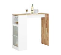SoBuy FWT99-WN Table de bar Table de salle à manger Table de balcon Table de cuisine Table de bistrot Table haute Salle à manger