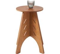 SoBuy HFBT01-K-BR Table d'appoint à tenons Table basse Table de nuit Table de chevet Table de salon H48,5 x Ø32,5cm