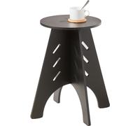 SoBuy HFBT01-K-SCH Table d'appoint à tenons Table basse Table de nuit Table de chevet Table de salon H48,5 x Ø30,5cm
