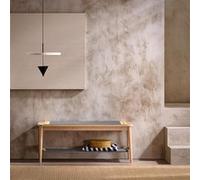 SoBuy HFSR01-N Banc à Chaussures Banc de Rangement Bout de lit Etagère à Chaussures Meuble de Rangement avec raccords à Tenon Bois