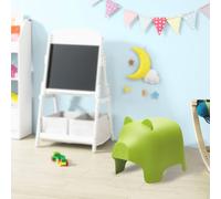 Sobuy Kmb14-Gr Tabouret Enfant Design Pouf Pour Enfant Tabouret De Siège Chaise Pour Enfants Siège Garçons Et Filles Cochonnet Vert - Haute Qualité Vert
