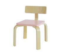 SoBuy KMB29-P Chaise pour Enfant en Bois Bouleau Chaise Enfant Confortable avec Dossier Tabouret pour Enfants ¿ Rose