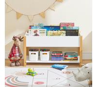 SoBuy KMB35-W bibliothèque pour enfants étagère pour enfants étagère de rangement étagère livres support jouets étagère White