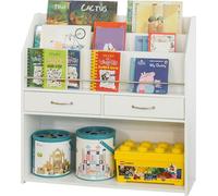 SoBuy KMB39-W Bibliothèque Enfants Étagère à Livres Étagère de Rangement pour Livres et Blanc