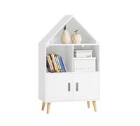 SoBuy Bibliothèque Enfant avec Portes Charge Max. 70kg 63x30x103cm