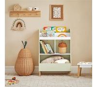Etagère de Rangement Jouets pour Enfant, Etagère à Livres, Meuble de Rangement pour Chambre d'Enfants, Bibliothèque avec 2 Etagères et 3