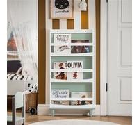 SoBuy KMB93-GR Bibliothèque pour Enfants, Étagère à Livres à 3 Niveaux Étagère de Rangement pour Chambre d'enfants