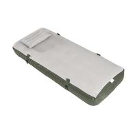 Sobuy Matelas Camping 1 Place Matelas de Plage avec Oreiller et Pompe Matelas Trekking Portable Matelas Gonflable Tente Vert 191x76x22 cm OGS32-II-GR-P01