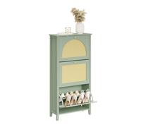 SoBuy Meuble Chaussures - 3 Portes Rabattables 62x25x121,5cm Entrée