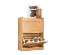 SoBuy Meuble Chaussures avec 2 abattants 60x23x79cm pour entrée