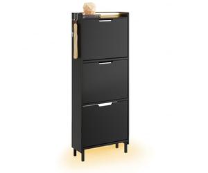 SoBuy Meuble Chaussures Suspendu avec LED 19 cm pour Entrée