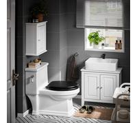 SoBuy Meuble sous-lavabo armoire de salle de bain lavabo salle de bain meuble sous-lavabo avec meuble blanc LHT environ 60x62x30cm FRG202-W