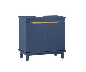 SoBuy Meuble sous Lavabo Salle de Bain avec Découpe pour Siphon 60x30x59 cm