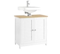 SoBuy Meuble sous Lavabo Salle de Bain avec Découpe pour Siphon 60x35x59 cm
