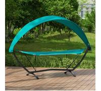 OGS51-TB Hamac de Jardin avec Support et Pare-Soleil Bain de Soleil Transat Suspendu