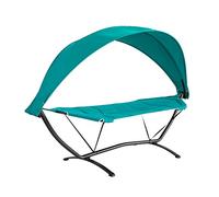 OGS51-TB Hamac de Jardin avec Support et Pare-Soleil Bain de Soleil Transat Suspendu