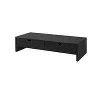 SoBuy Rehausseur Ecran PC Bureau avec 2 Tiroirs 47x11x18cm