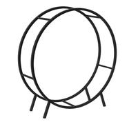 SoBuy SDA06-SCH Porte-Bûches Rond Serviteur de Cheminée Robuste Range-Bûches Support pour Bois de Chauffage