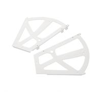 Sobuy Sda08-W 2 Pièces Charnières De Cabinet - Charnières De Tiroir En Plastique Raccords De Remplacement, 25x35cm Multicolore