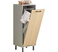 SoBuy SoBuy Armoire à linge - Armoire basse - 31,5 x 30 x 86cm - Gris