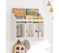 SoBuy SoBuy Étagère murale pour enfants - Max. 10 kg - 60 x 18 x 51 cm - Blanc