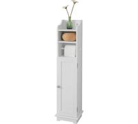 SoBuy Support de papier toilette Papier toilette Armoire de salle de bain - Blanc