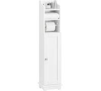 SoBuy® Support de rouleau de papier toilette blanc,Rangement de papier toilette,FRG177-W