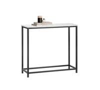 SoBuy Table Console Effet marbre 80x30x75cm pour entrée