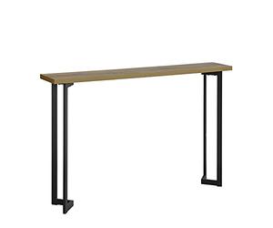 SoBuy Table Console Étroite, Table d'Appoint, Bout de Canapé, Table d’Entrée, Cadre et Pieds en Fer, pour Salon, Entrée, Couloir, Intustriel, L120xP20xH75 cm, FSB50-PF