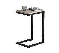 SoBuy Table d'appoint Moderne - Table Basse Salon, Bout de Canapé à Café 40x30x60 cm Noir & Gris FBT44-HG