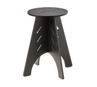 SoBuy Table d'appoint ronde en bois noir Ø30,5 cm