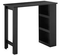 SoBuy Table de Bar Haute Noire 112x57x106 cm