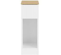SoBuy FBT111 table de chevet avec tiroir pour boîte lit à ressorts canapé table table d'appoint table de téléphone étroite armoire de chevet BLANC