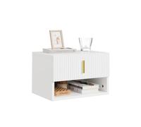 SoBuy Table de Chevet Suspendue avec Lampe LED à détecteur, 40x30x26cm