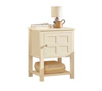 Sobuy Table De Chevet, Table De Nuit, Table D'appoint, Avec 1 Porte Et 1 Étagère De Rangement, Fbt113-Mi Multicolore