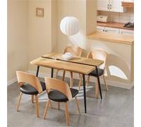 SoBuy Table de Salle à Manger, Table à Manger, Table à Dîner, Table de Repas, Table d’Étude, Table de Cuisine, pour Bureau, Salon, Restaurant, 120 x 78 x 75 cm, FWT110-N Bois G