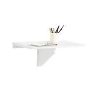 SoBuy® FWT03-W Table Murale rabattables, Table de Cuisine Pliante, Table à Rabat pour Enfant Pliable, L60cm x P40cm, Blanc